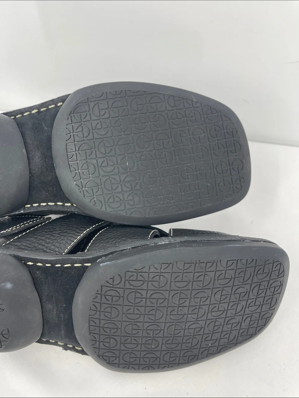Cole Haan COUNTRY Black  Fisherman-Style Sandals MENS SIZE 8 open toe